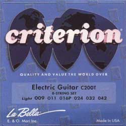 Saitensatz LaBella Criterion E-Gitarre Light