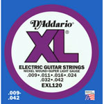 D'Addario Saitensatz E-Gitarre EXL 120 Nickel 009-042