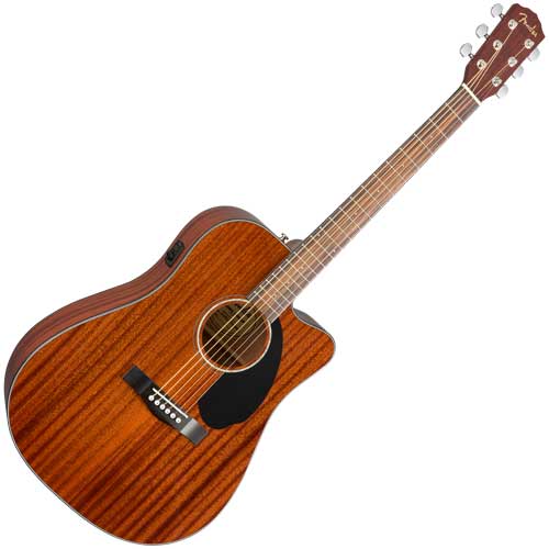 Fender Westerngitarre CD60 SCE, All Mahagony