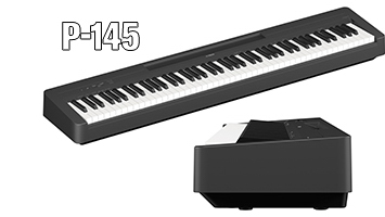 Yamaha P-145 Digitalpiano schwarz